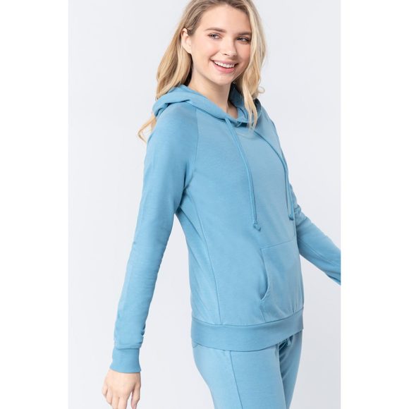 French Terry Pullover Hoodie - Picture 2 of 6